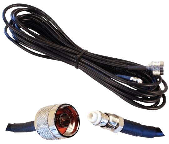 2 ft RG58 Low Loss Foam Coax (N Male to SMA Male) Image