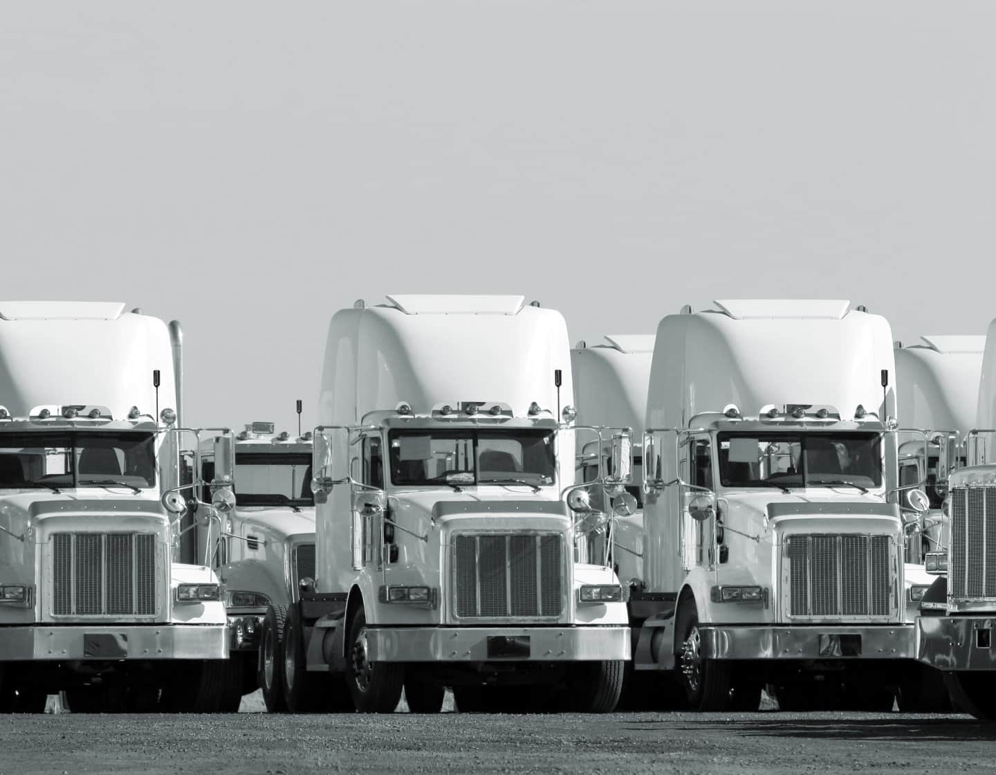 fleet of semi trucks