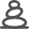 stacked rocks icon