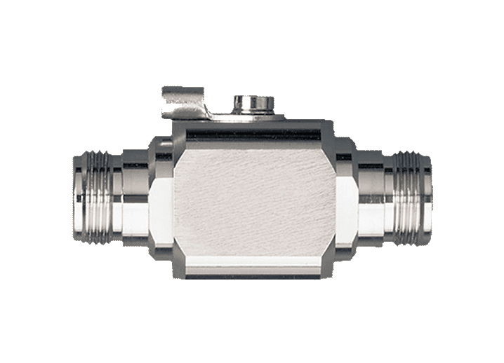 Lightning Surge Protector with 50 Ohm N-Female Connectors Image Reversed