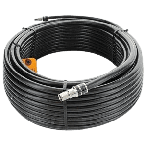 100 ft. Black RG11 Low Loss Coax (F Male to F Male) Image