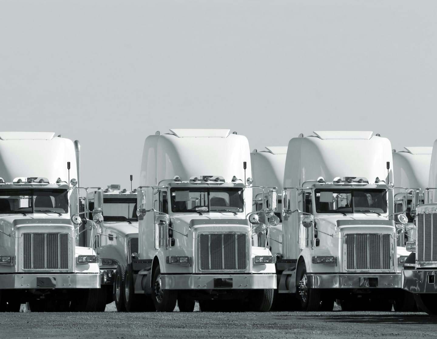 fleet of semi trucks