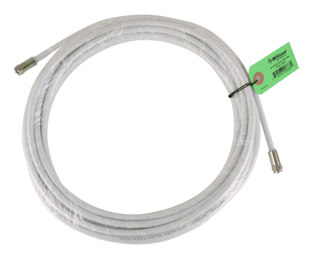 30 ft. White RG6 Low Loss Coax (F Male to F Male) Image