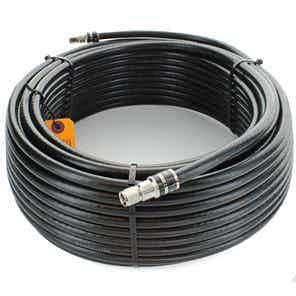 100 ft. Black RG11 Low Loss Coax (F Male to F Male) Image