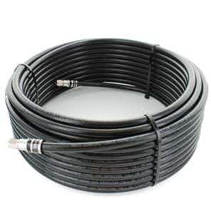 75 ft. Black RG11 Low Loss Coax (F Male to F Male) Image